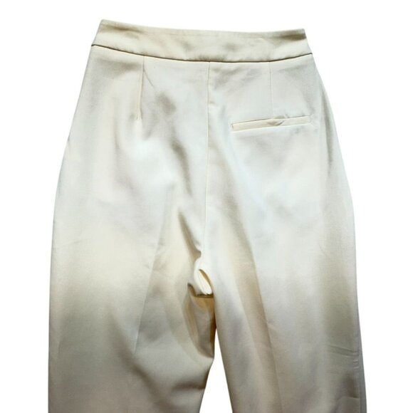 Zara Womens Trousers Size XS Cream Career Office - Picture 8 of 10